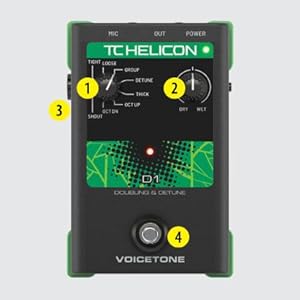 Amazon.com: TC-Helicon VoiceTone D1 : Musical Instruments