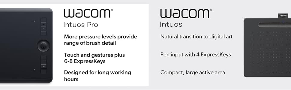 Amazon.com: Wacom Intuos Pro Drawing Tablet, Small 10.6
