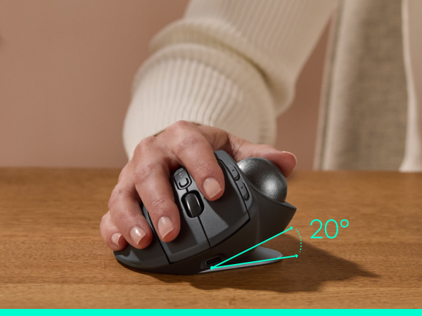 Amazon.com: Logitech MX Ergo S Advanced Wireless Trackball Mouse