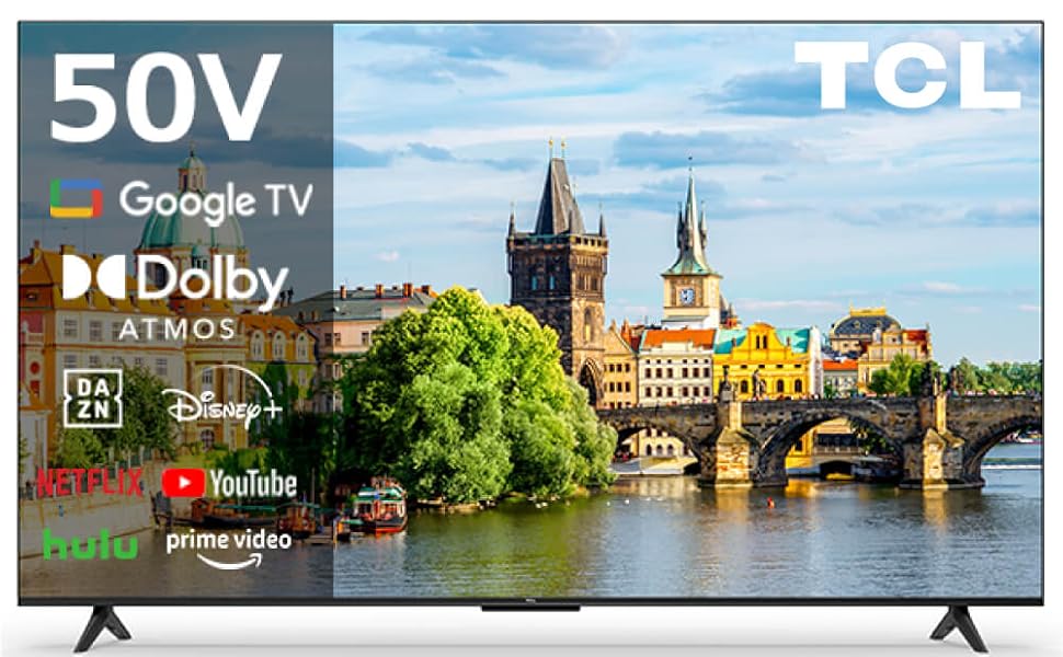 Amazon | TCL テレビ 50型 50インチ スマートテレビ Google TV W