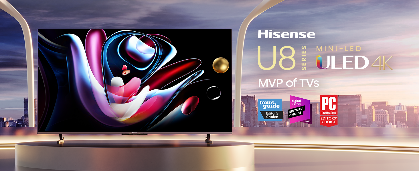 Amazon.com: Hisense 65-Inch Class U8 Series Mini-LED ULED 4K UHD