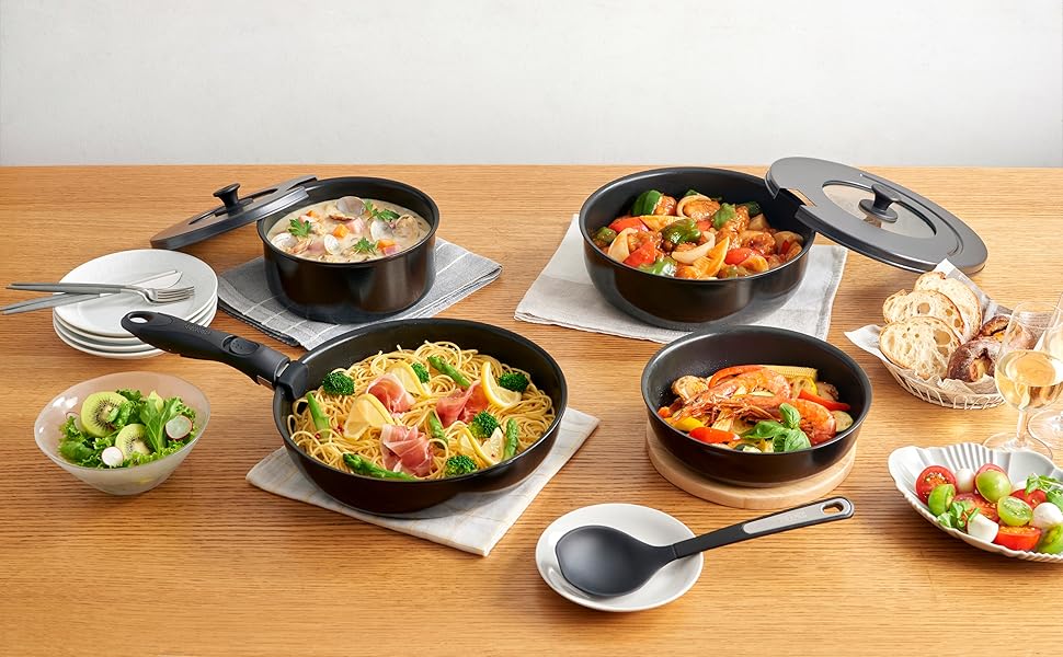 Amazon.co.jp: サーモス デュラブルシリーズ 取っ手のとれるフライパン