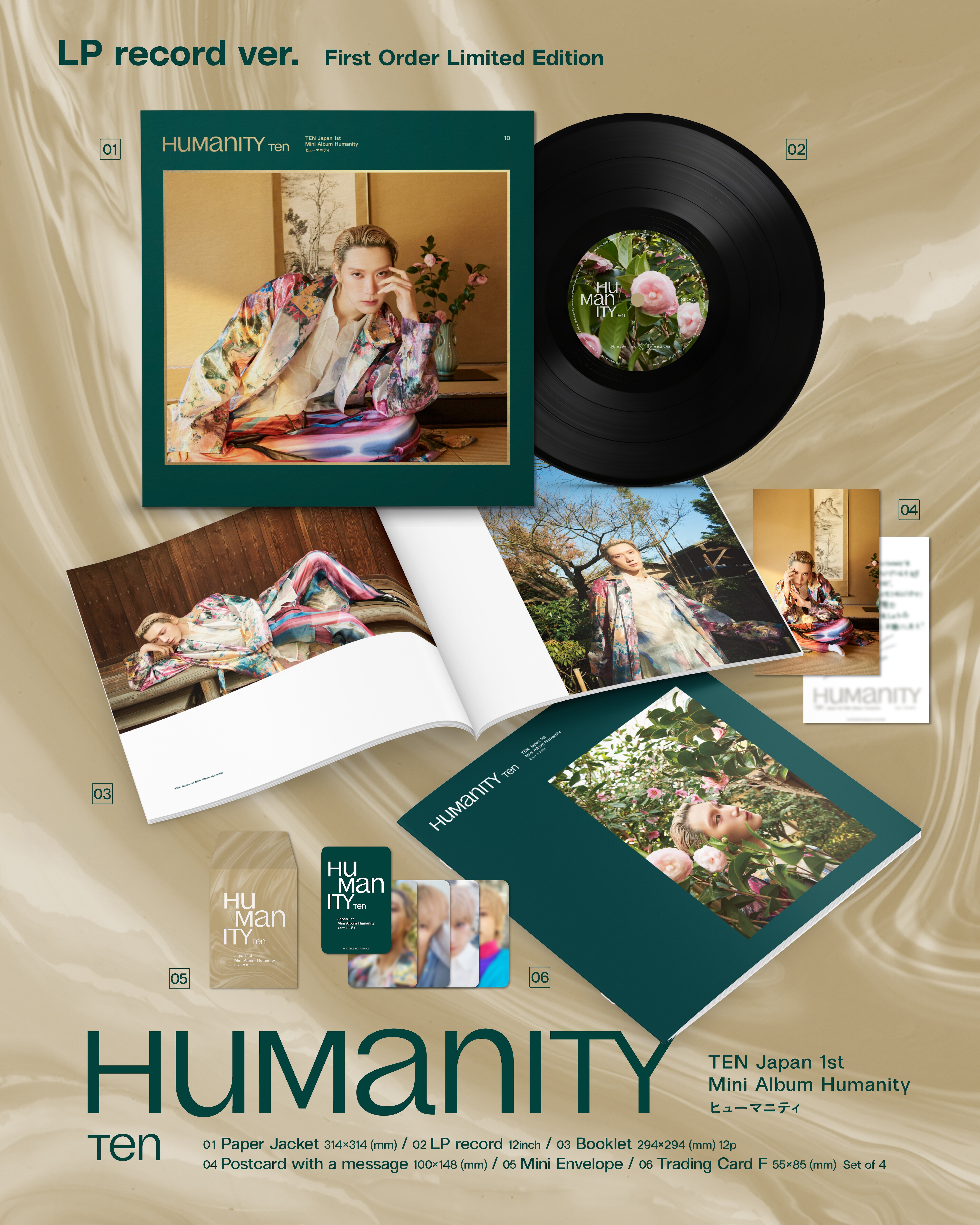 TEN Japan 1st Mini Album『Humanity』5月28日(水)リリース決定！＜LP