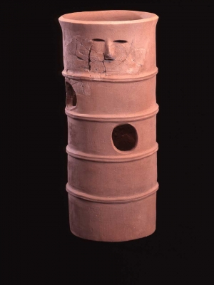 人面付円筒埴輪 | 前橋フィールドミュージアム