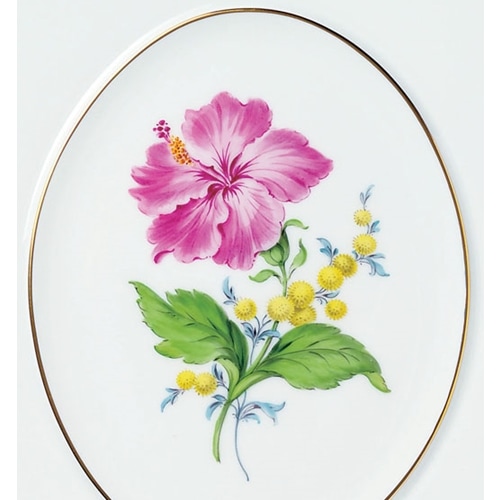 マイセン プラーク マンスリーフラワー ハイビスカス 53N32/04A030-9