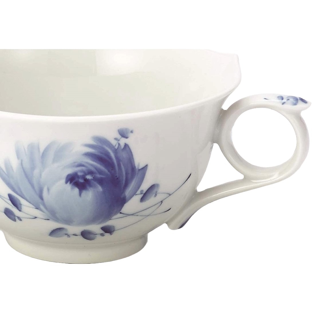 Meissen ハート型花柄磁器皿 Meissen ハート型花柄磁器皿