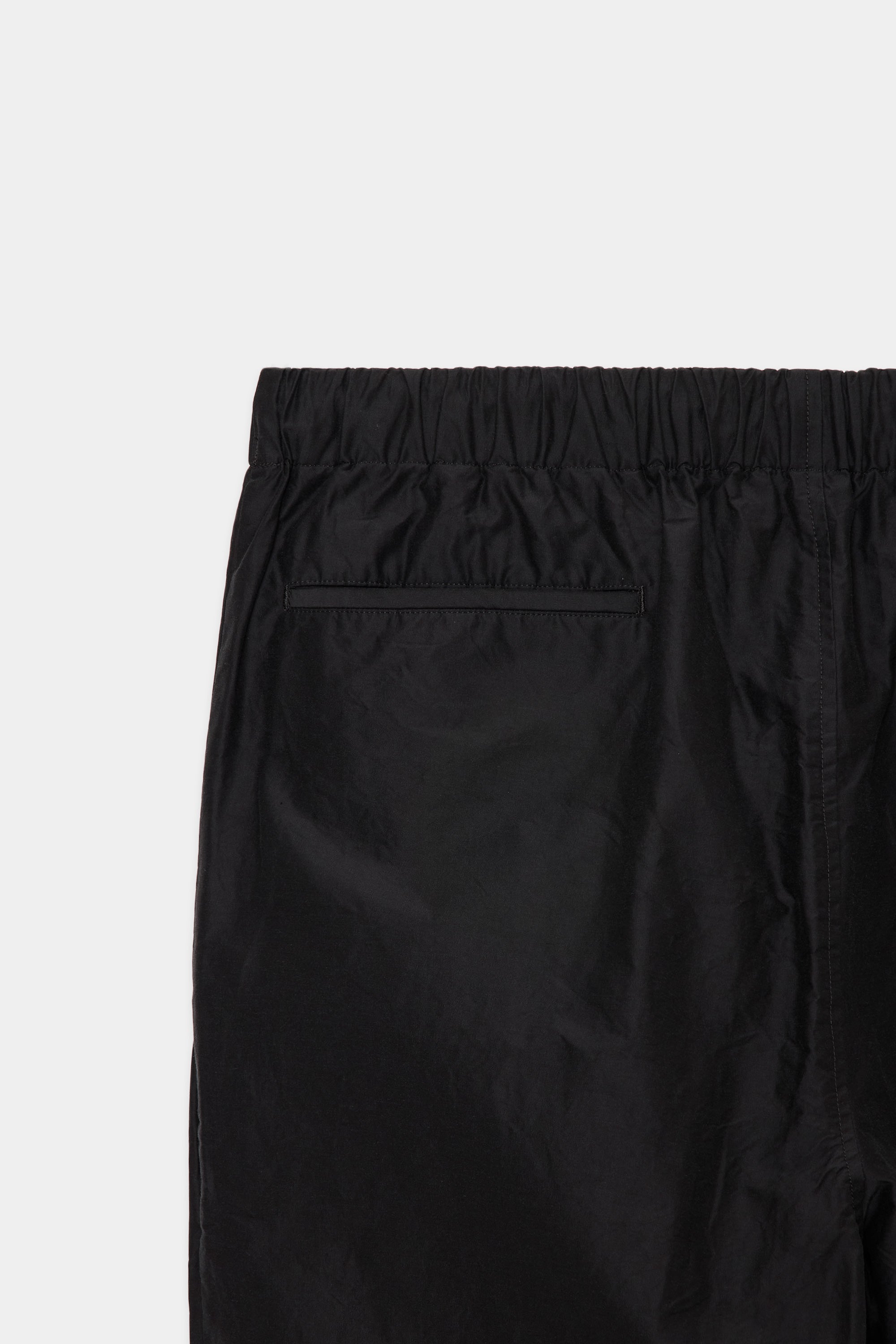 ORGANIC COTTON SILK HIGH COUNT TYPEWRITER COCOON WIDE EASY PANTS