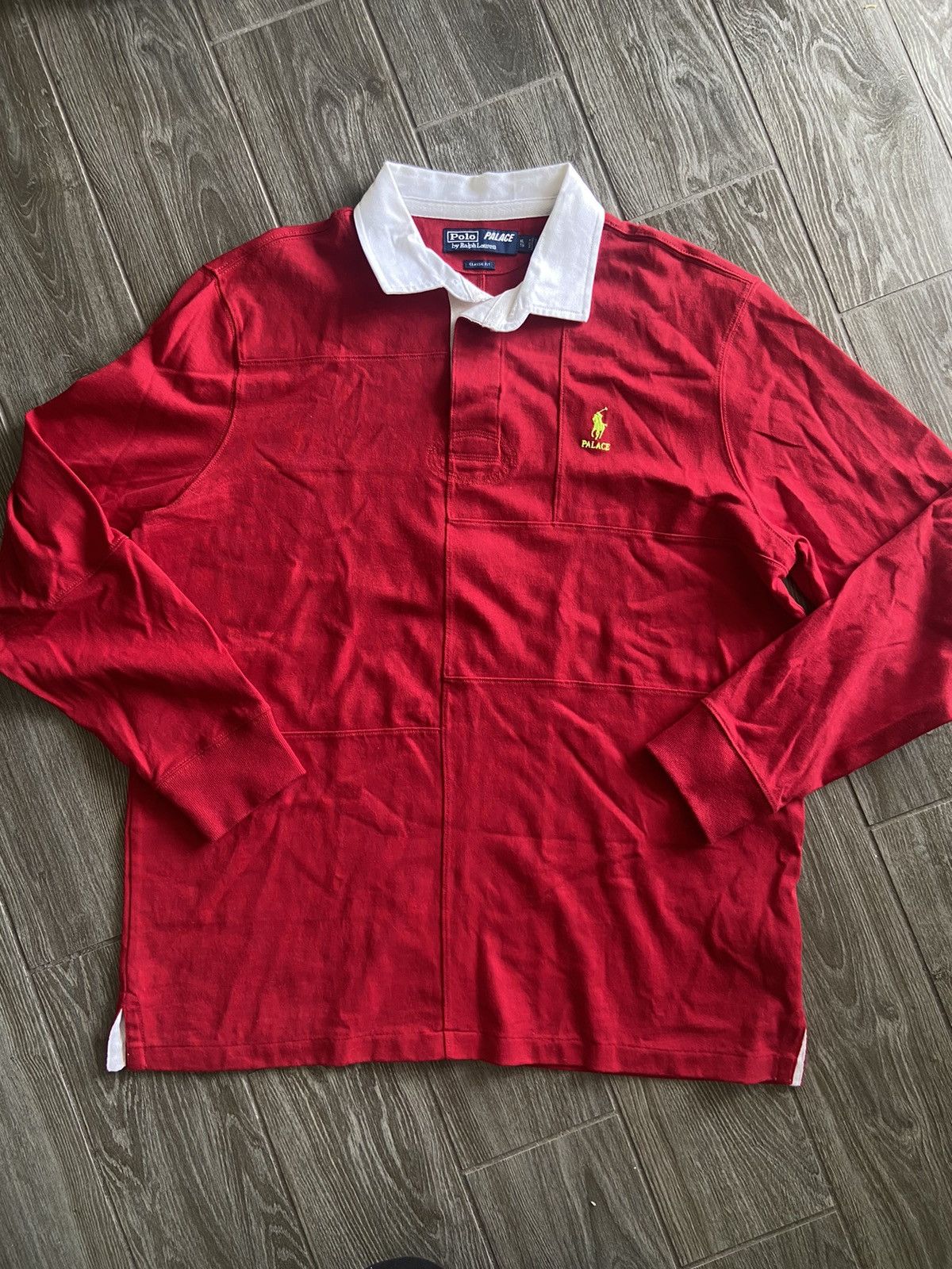 Palace Ralph Lauren Pieced Rugby | Grailed