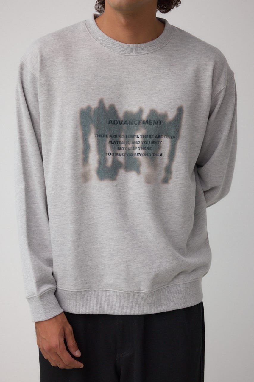 AZUL BY MOUSSY | スプレー柄スウェットトップス (Tシャツ・カットソー