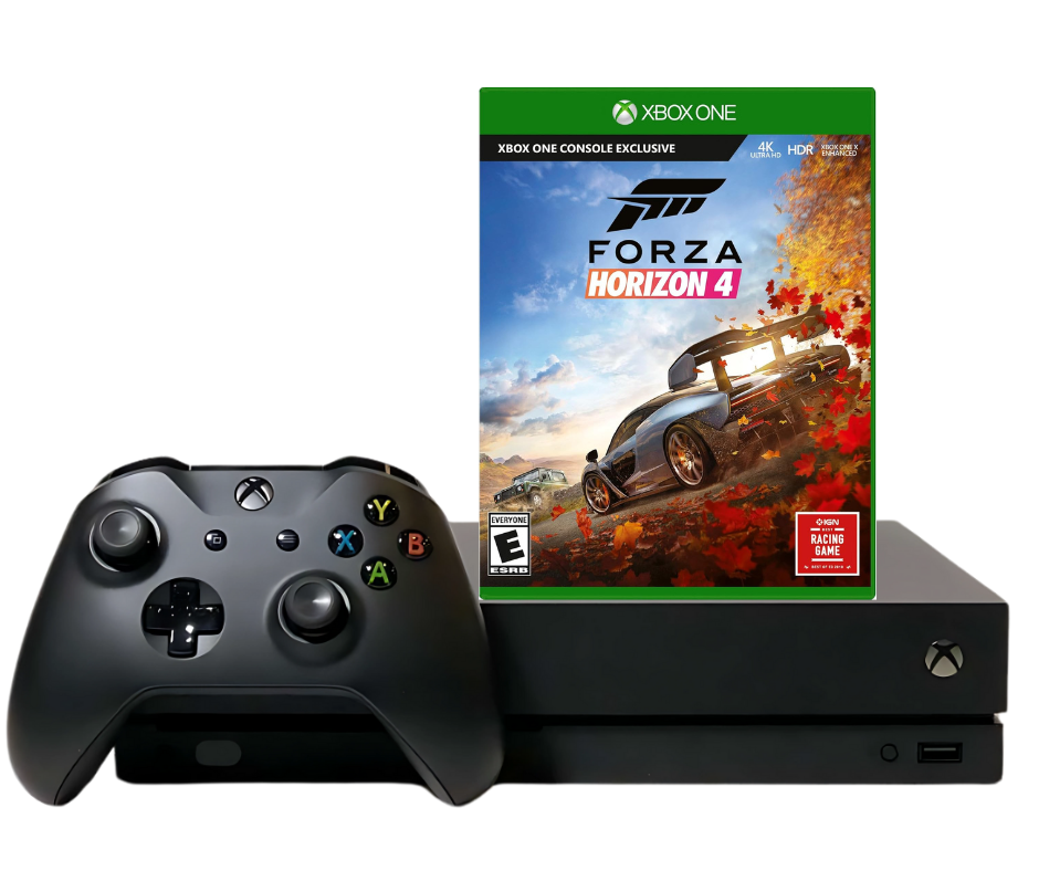 Microsoft Xbox One X 1TB - Black (Renewed) 1 Year Warranty + Forza