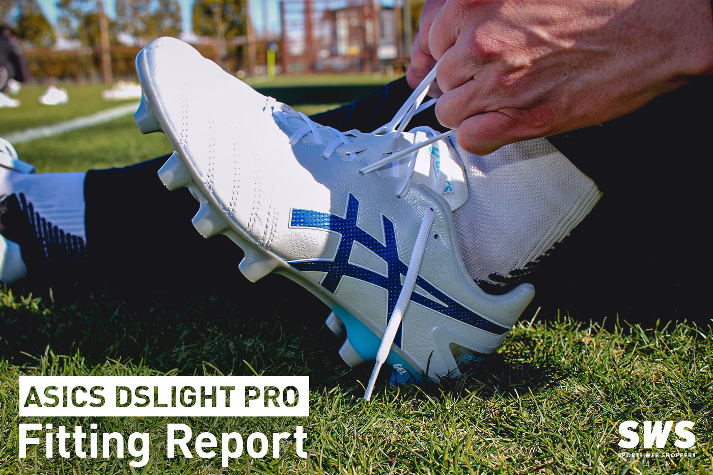 ASICS アシックス DS LIGHT PRO ナロー(ホワイト×ブルー) 1103A111 100