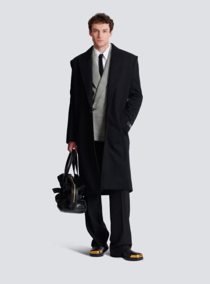 ラグジュアリーメンズコート | BALMAIN