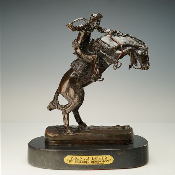 Frederic Remington | The Bronco Buster | MutualArt