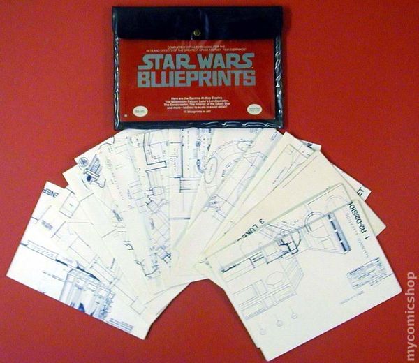 Star Wars Blueprints (1977 Ballantine Books) comic books