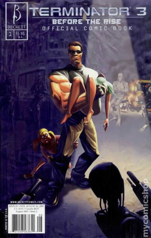 Terminator 3 Before the Rise (2003) comic books