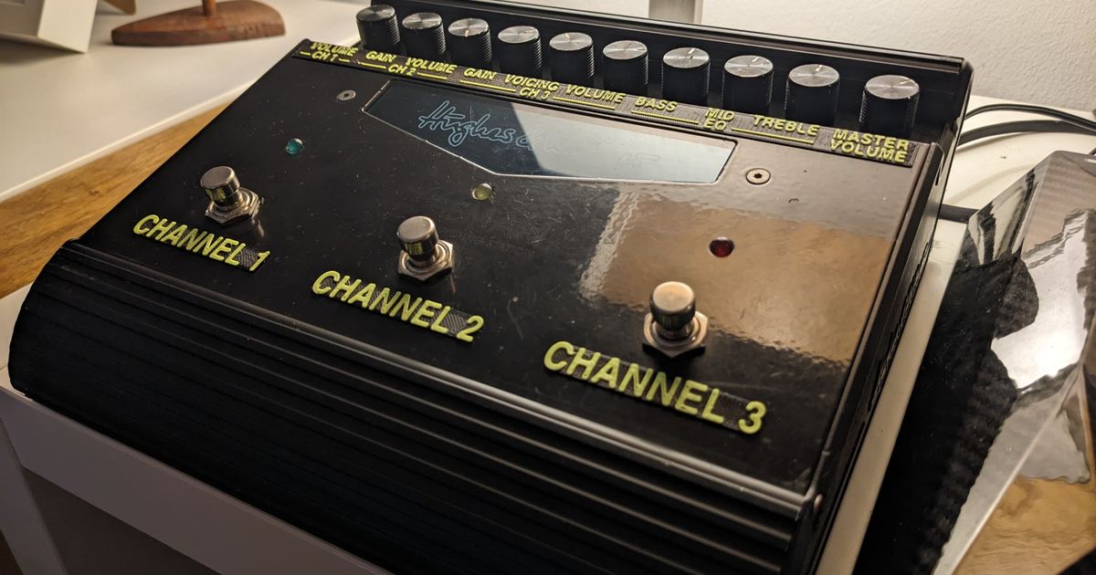 Hughes & Kettner Tubeman II Preamp Labels by Johegy | Download