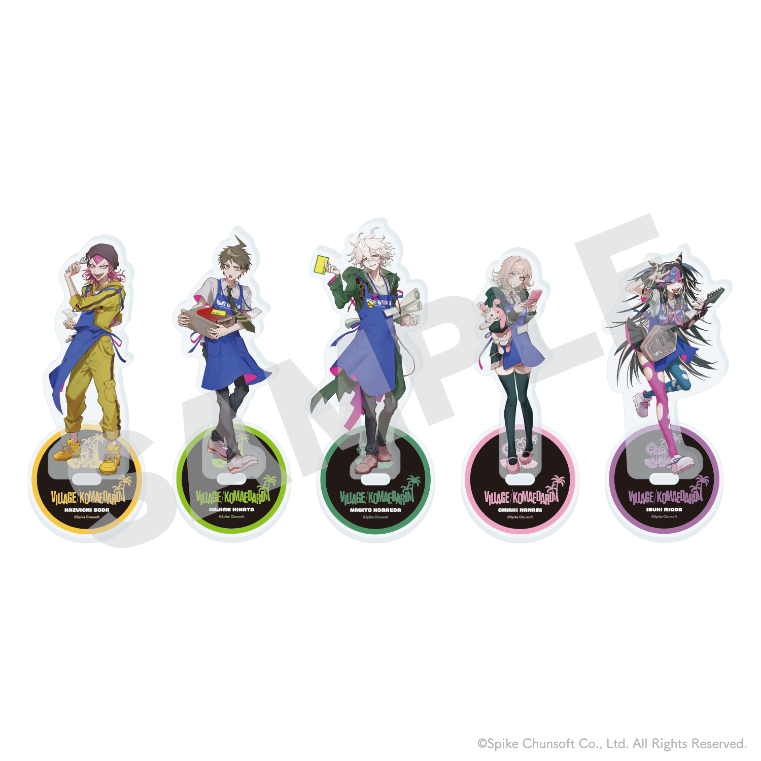 アクリルフィギュア 全5種 | 株式会社スパイク・チュンソフト