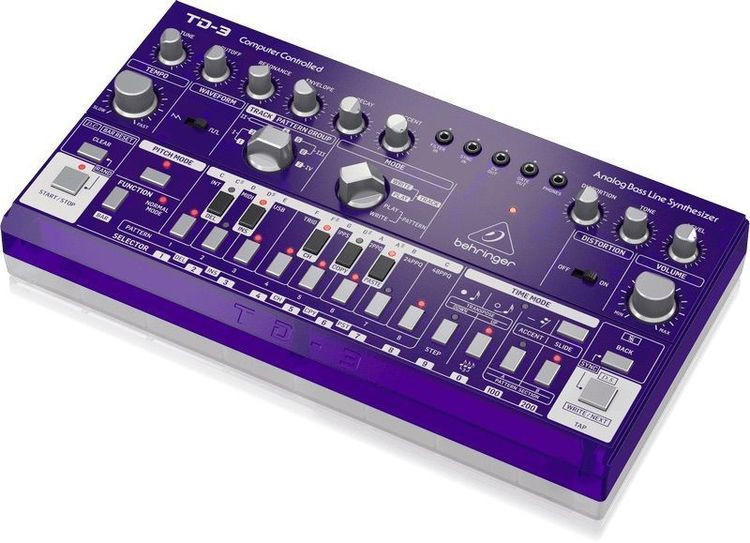 Behringer TD-3-GP Analog Bass Line Synthesizer - Purple | Sweetwater