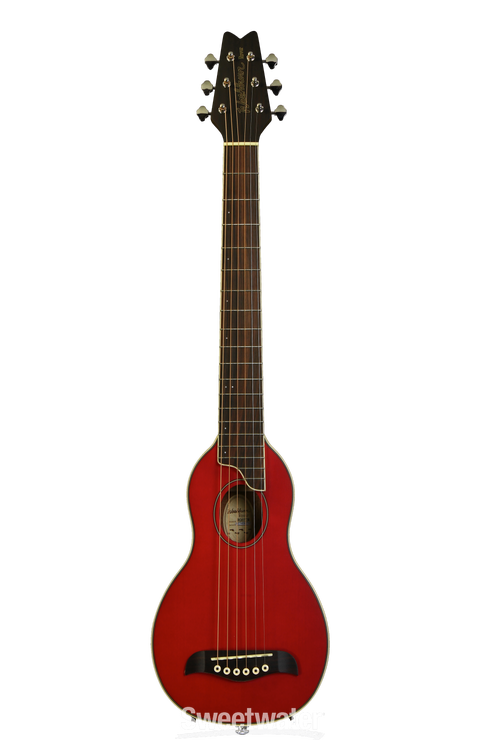 Washburn RO10 Rover Travel Guitar - Red | Sweetwater