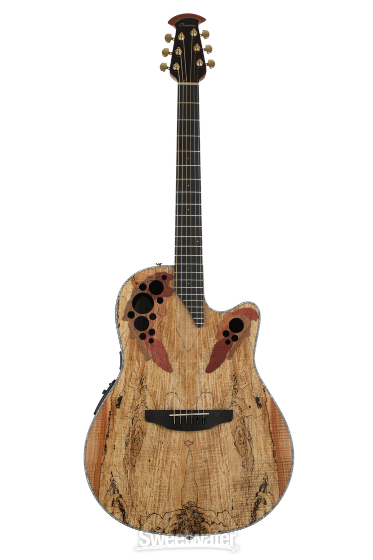 Ovation Celebrity Elite Plus CE44P-SM Mid-Depth Acoustic-Electric