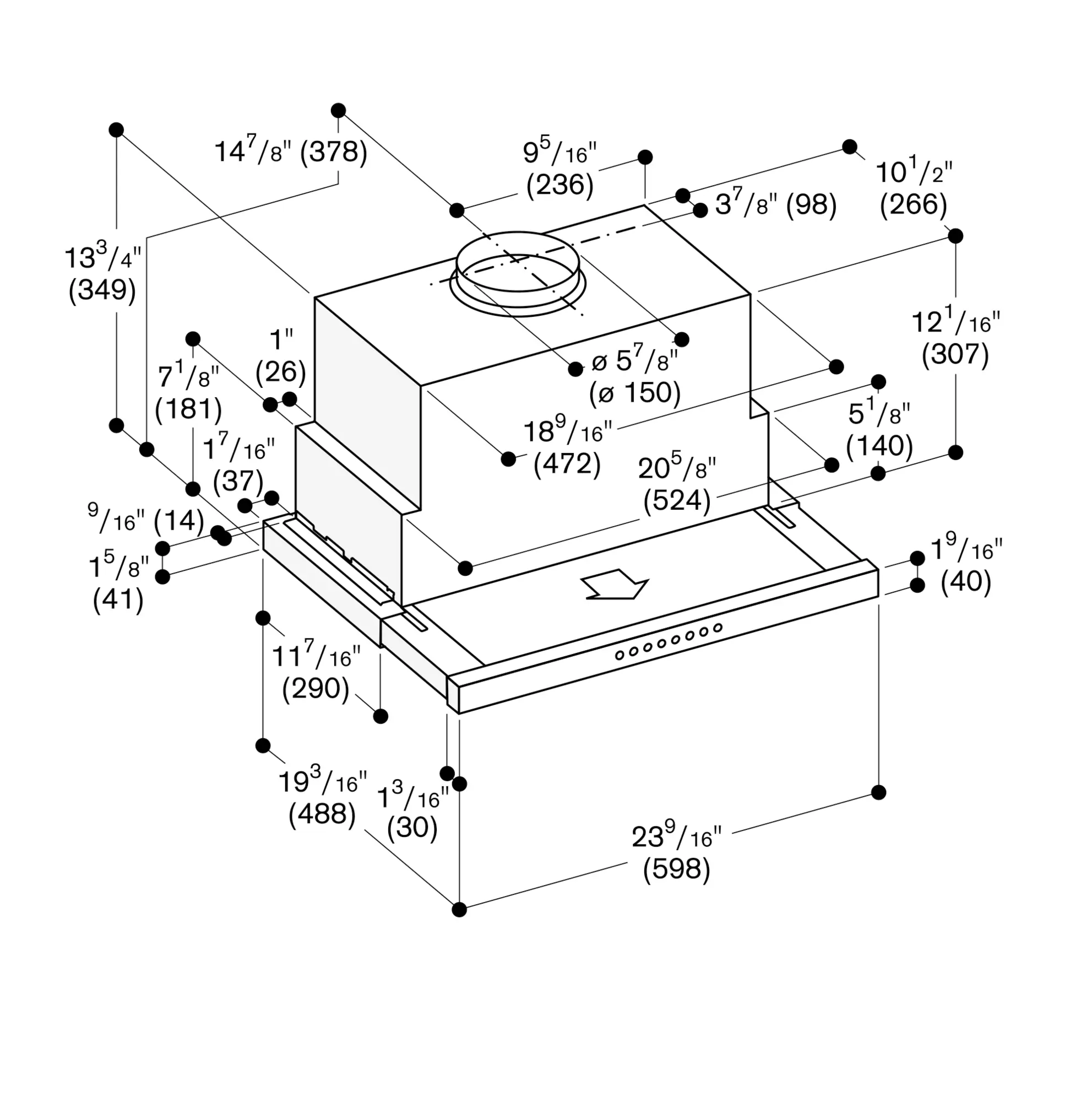 AF210761 Visor hood | GAGGENAU US