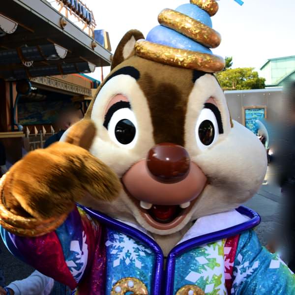 ポートディスカバリーでクリスマスのチップ&デールとグリーティング☆ -