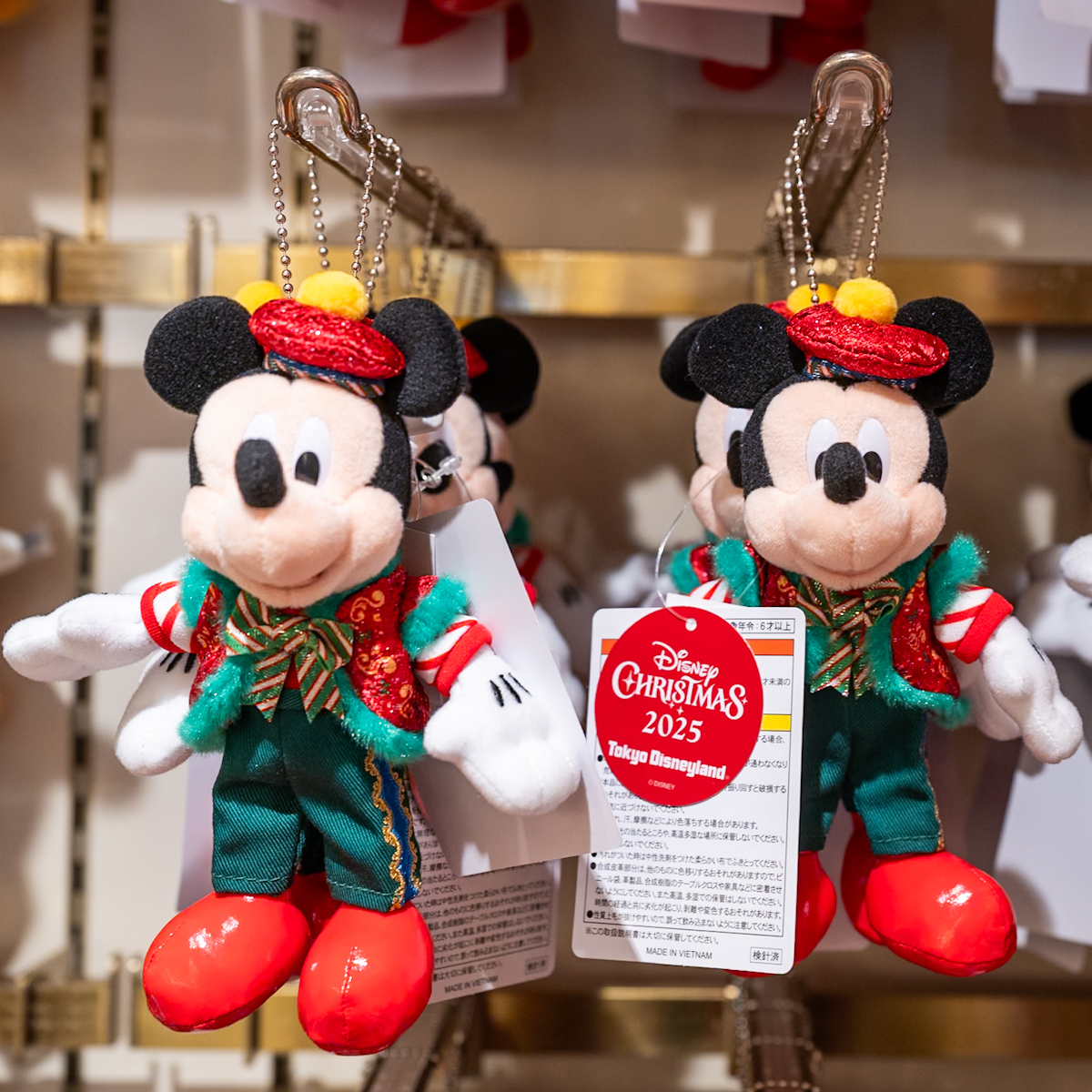 ぬいぐるみバッジ、リングセット！東京ディズニーリゾート