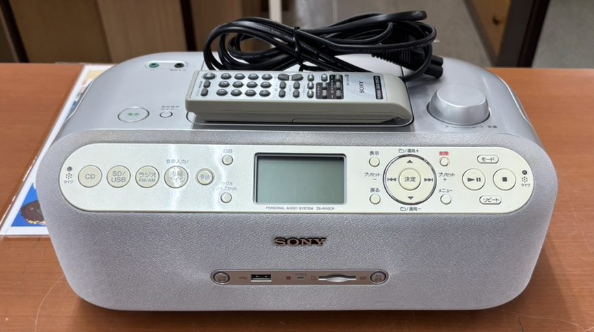 CDラジオ SONY ZS-R110CP入荷！ / リサイクルショップ三喜「宮崎で中古