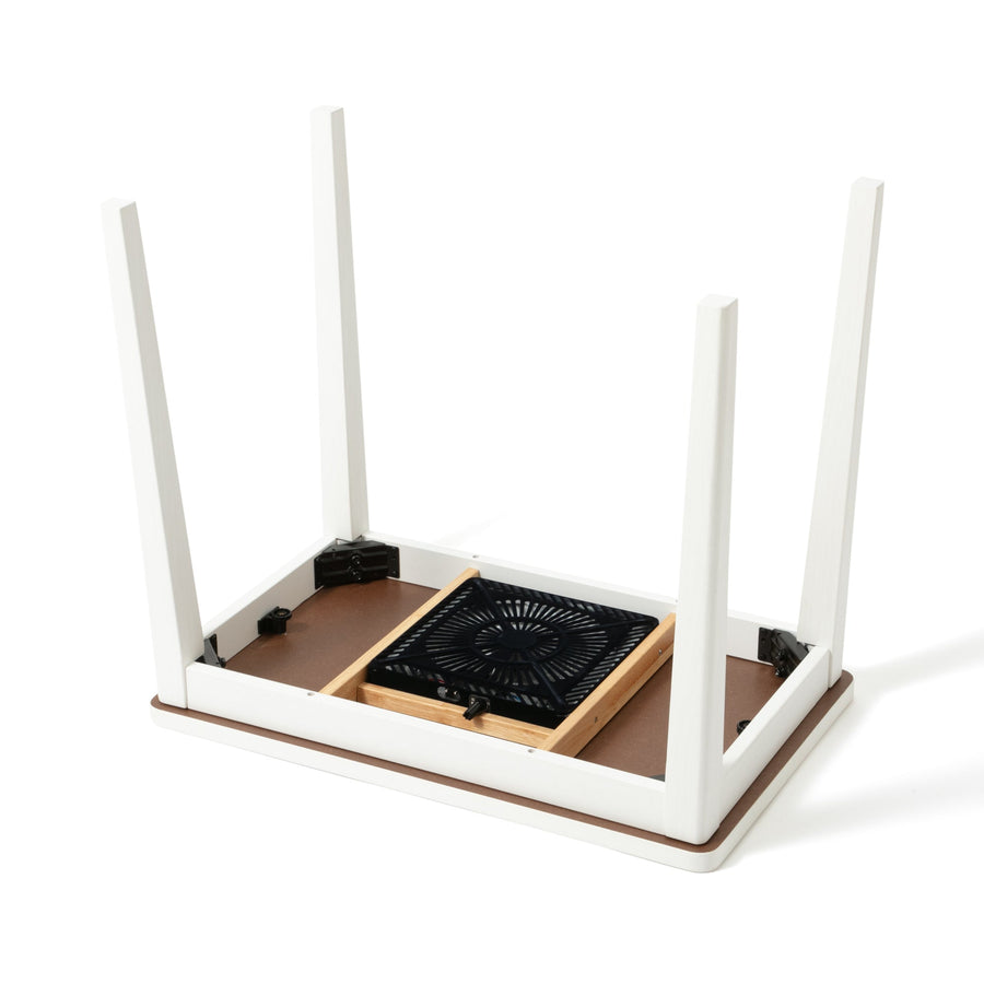 Francfranc(フランフラン) カルム こたつデスク 800×500 ホワイト - MIRUMU