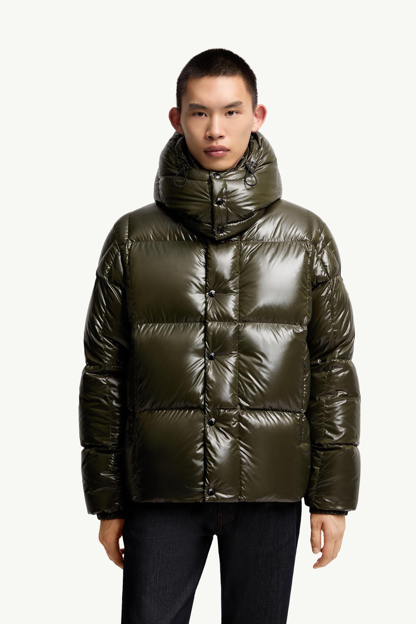 Olive Green Parana Hooded Short Down Jacket - Short Down Jackets