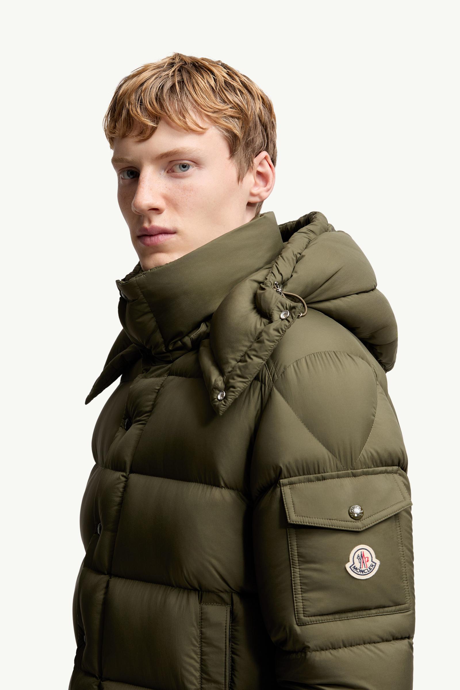 Olive Green Moncler Maya 70 Hooded Short Down Jacket - Short Down