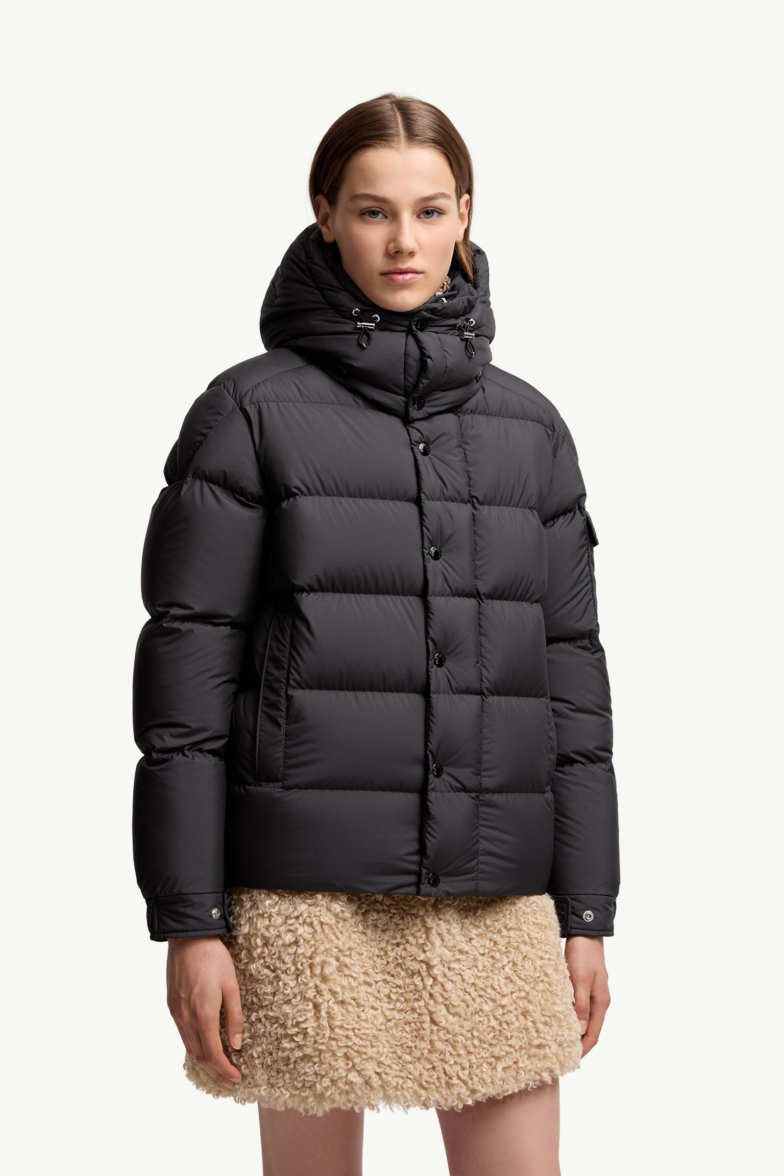 Black Moncler Maya 70 Hooded Short Down Jacket - Short Down