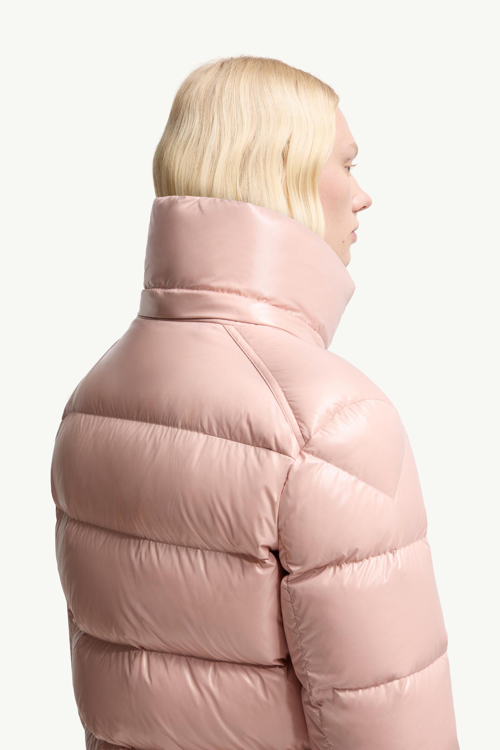 Pink Maire Hooded Short Down Jacket - Short Down Jackets for Women