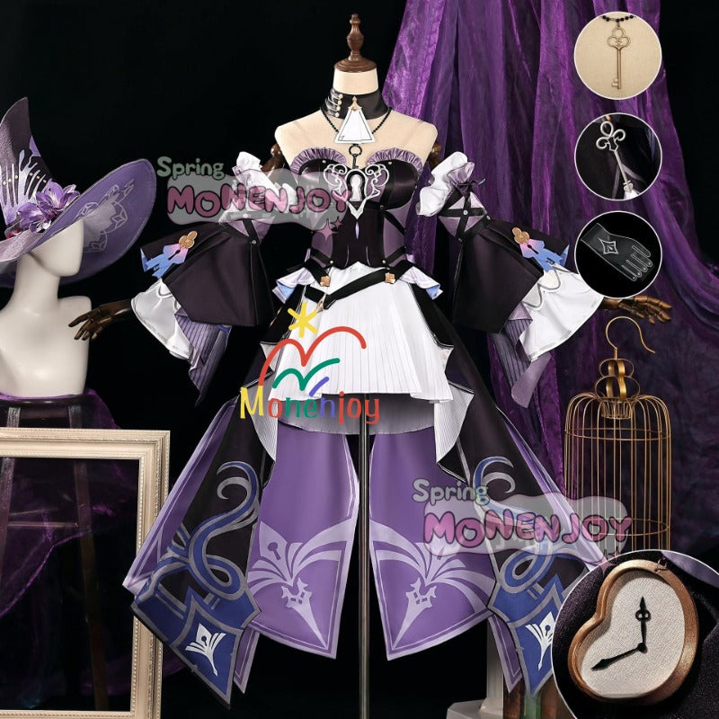 Monenjoy 崩壊スターレイル マダムヘルタ コスプレ衣装 洋服