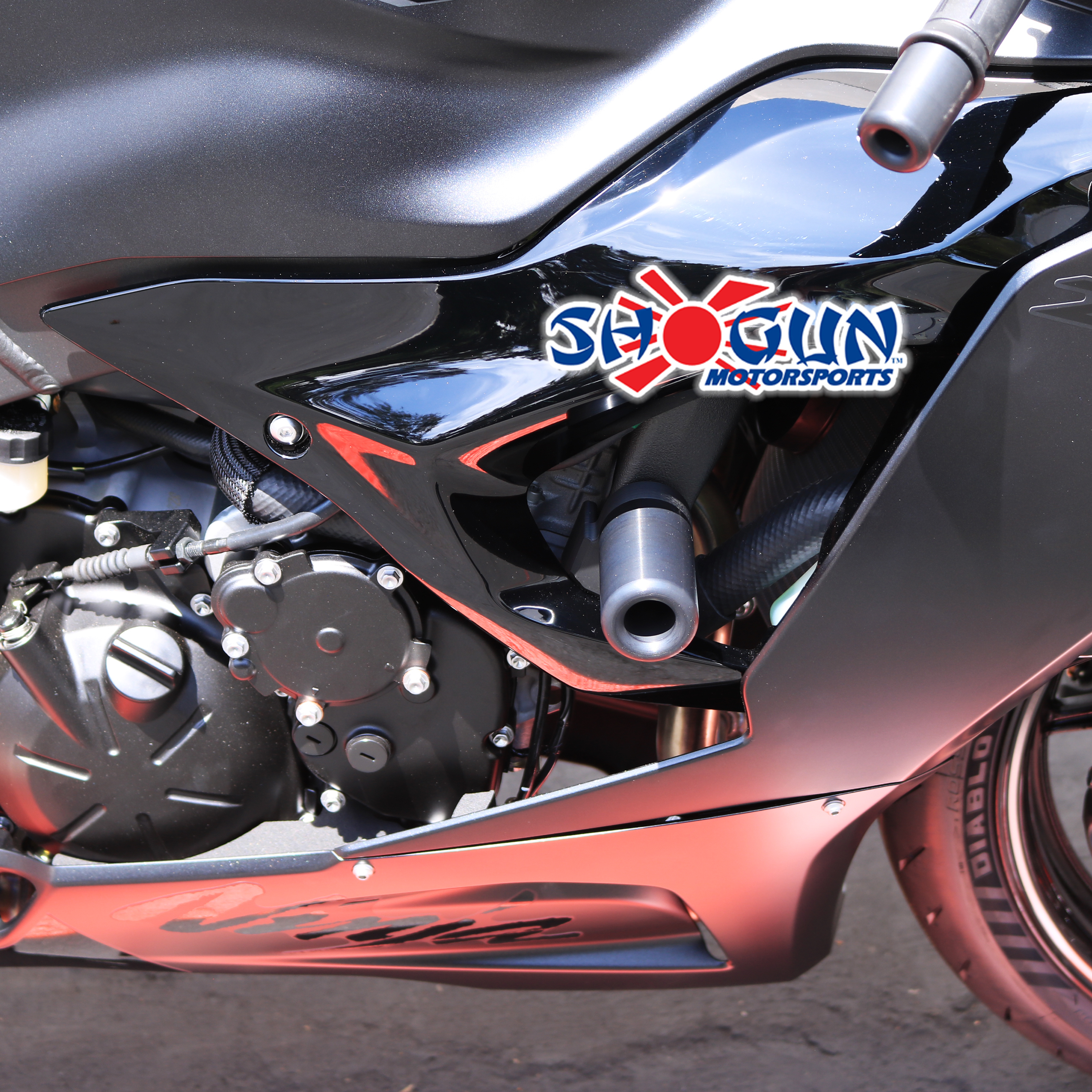 ZX-6R ZX6R 24-25 Complete NO CUT Black Frame Slider Kit – Moto911.com