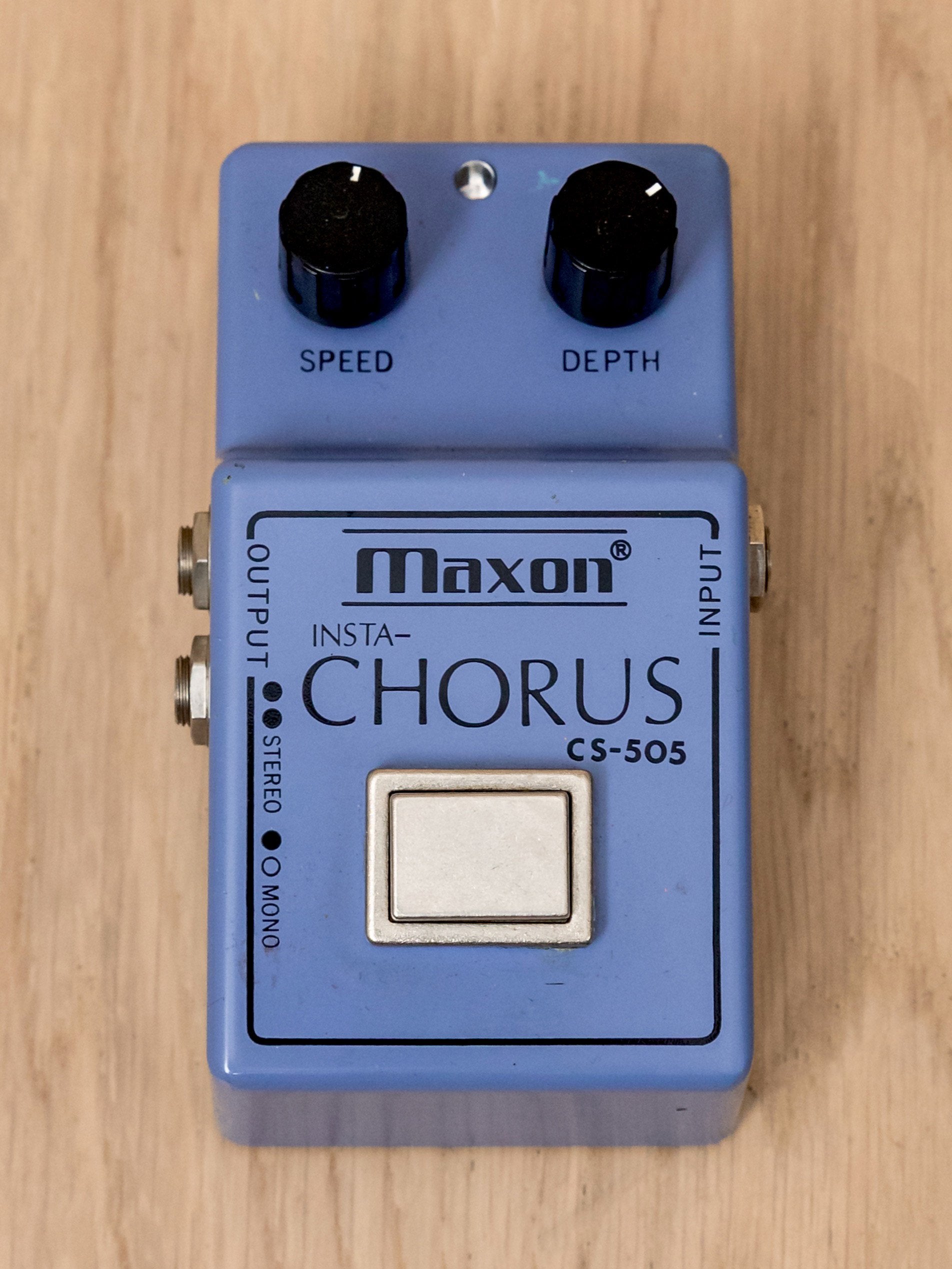 1980s Maxon CS-505 Insta-Chorus Vintage Analog Guitar Effects Pedal, N