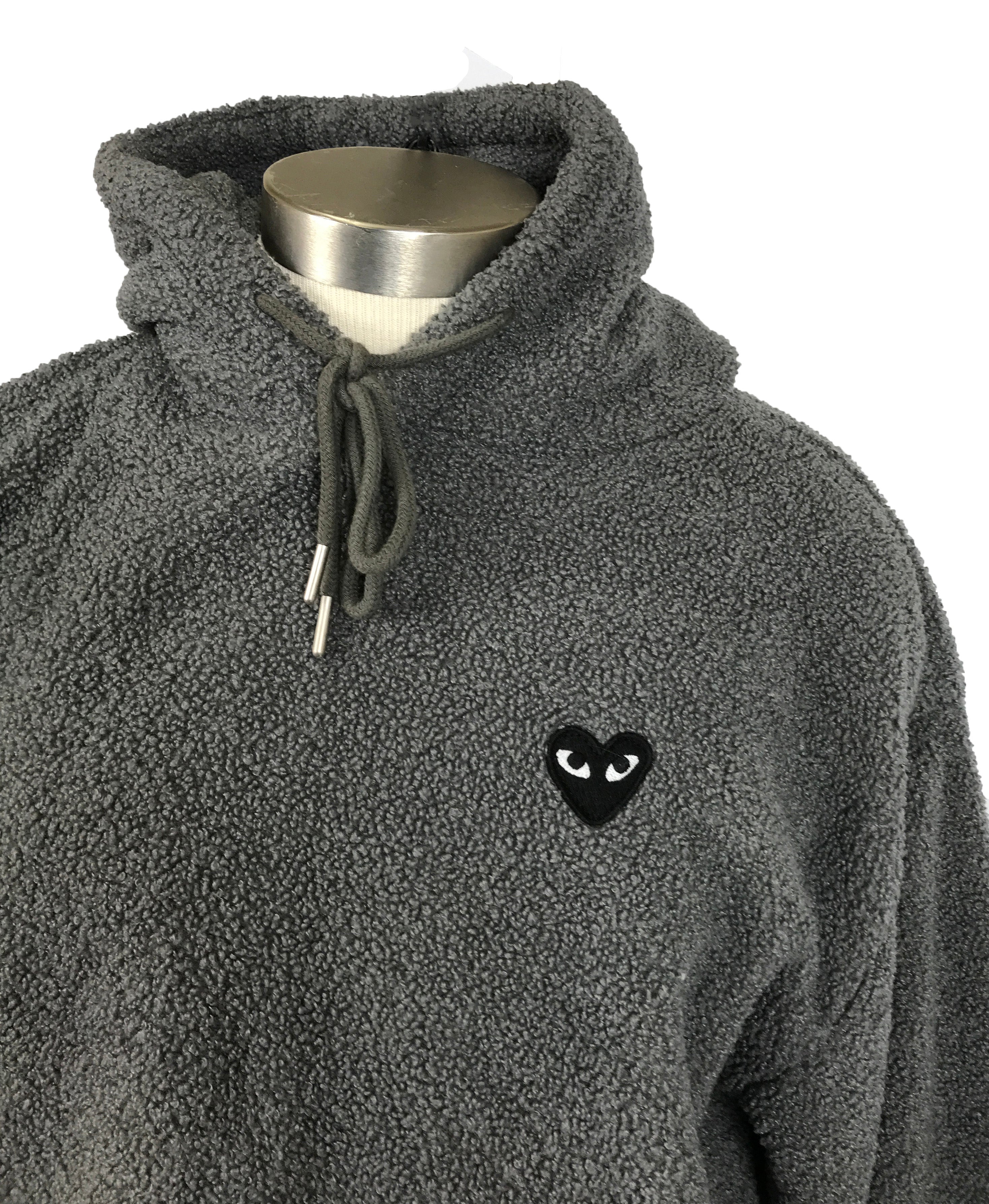 Comme Des Garcons Play Gray Sweatshirt Size Medium – MSU Surplus Store