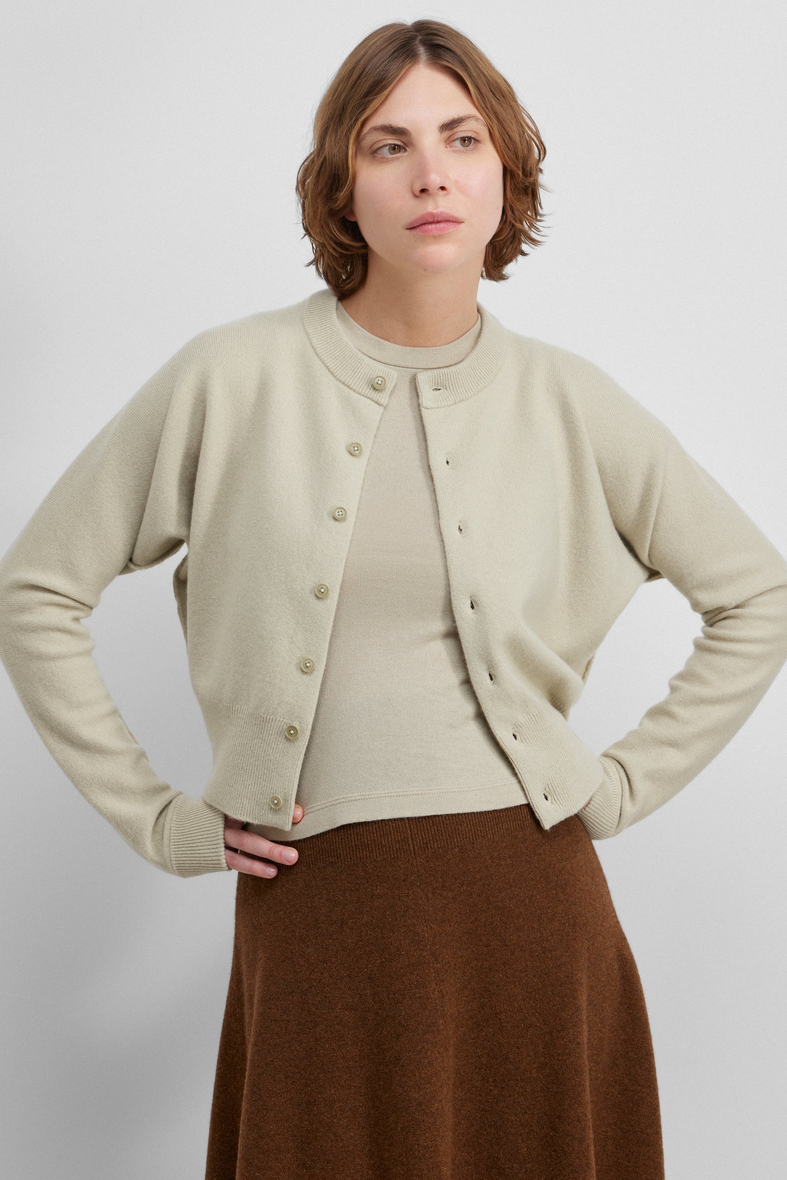 EXTREME CASHMERE / N°257 BLOUSON (257-182-01-TU-02) Desert – Mukta