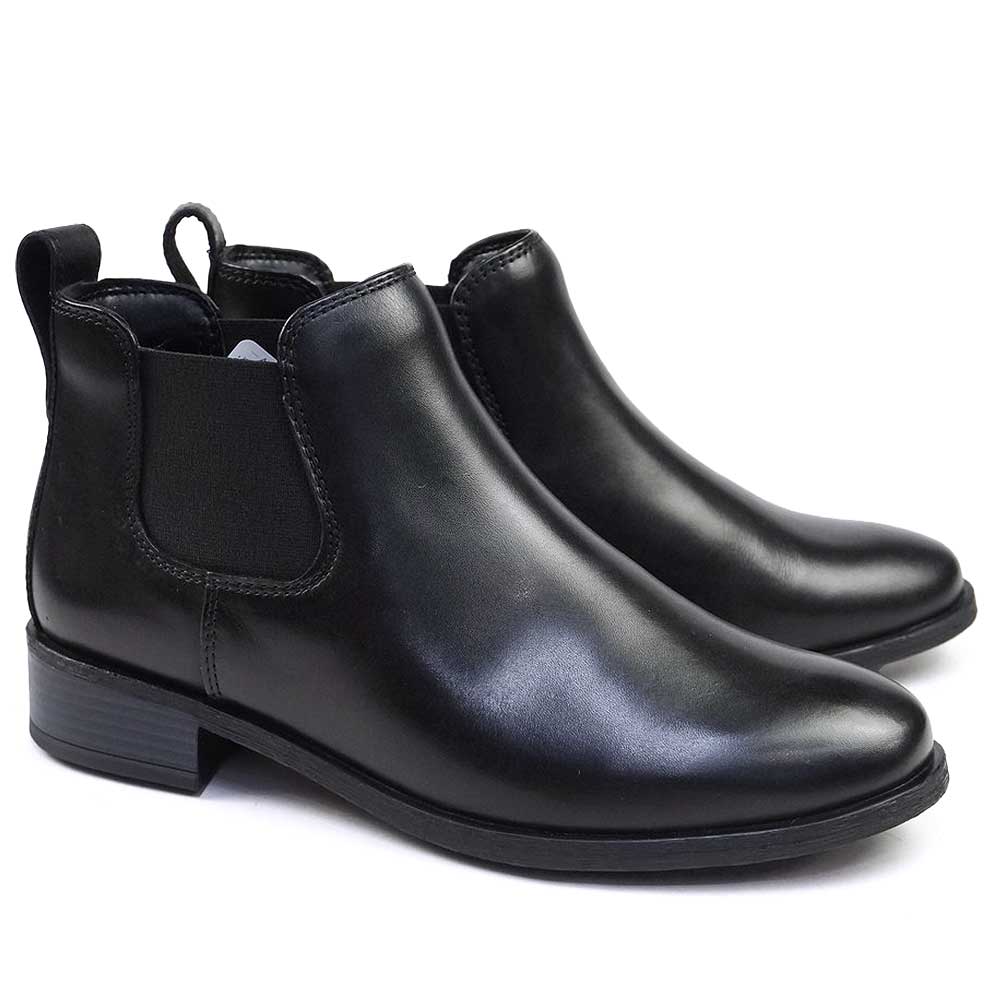 クラークス レディース サイドゴアブーツ ハビシャムトップ ショート