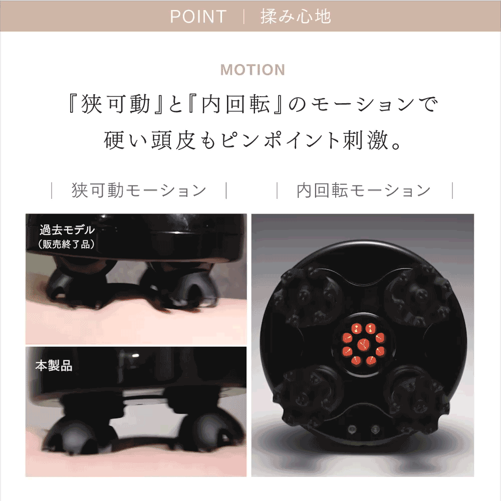 ヘッドマッサージャー｜ミノキシジル塗布前の頭皮ケア 電気針・EMS