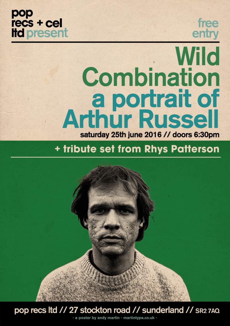 FILM: Wild Combination – A Portrait Of Arthur Russell @ Pop Recs