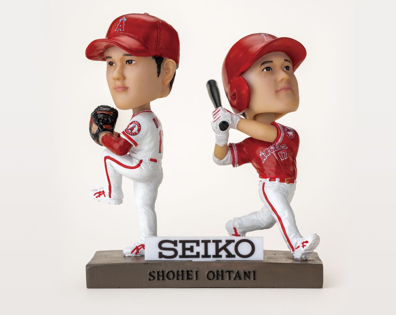 大谷MVPを祝い ボブルヘッド人形製作（2021年11月19日掲載