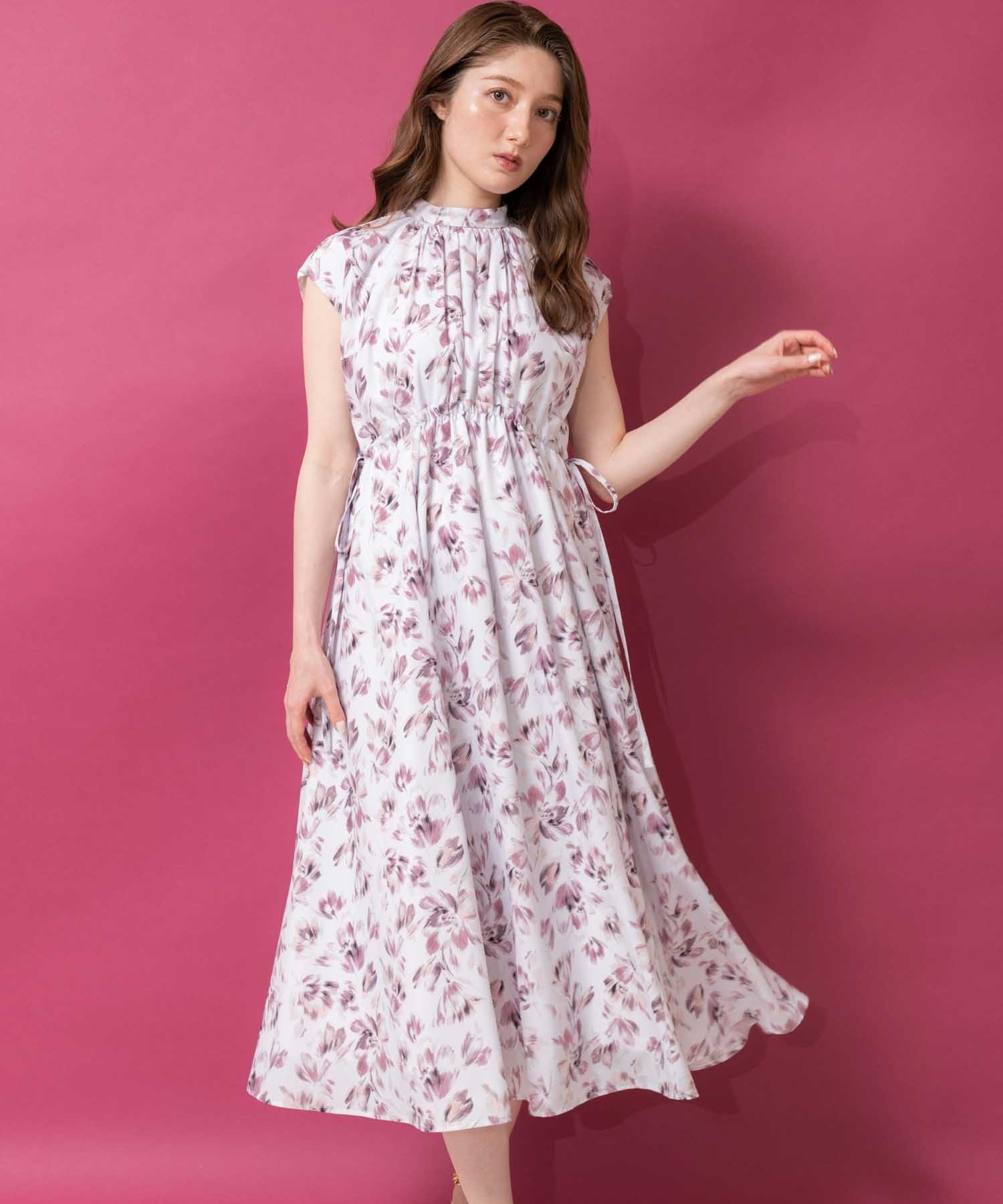 ドロスト花柄ワンピース | ロングワンピース | NOELA OFFICIAL WEB STORE