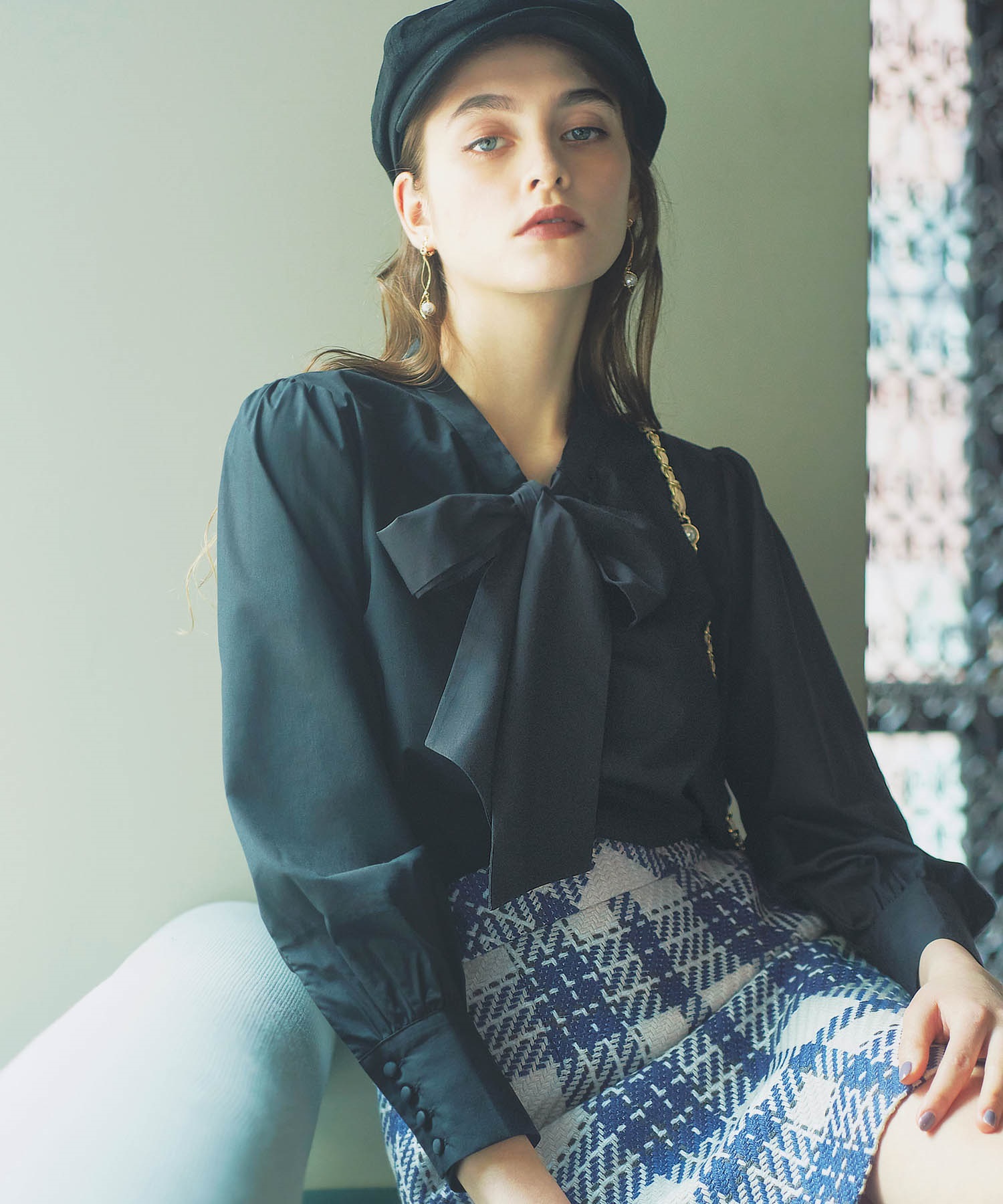 コットンボウタイブラウス | シャツ・ブラウス | NOELA OFFICIAL WEB STORE