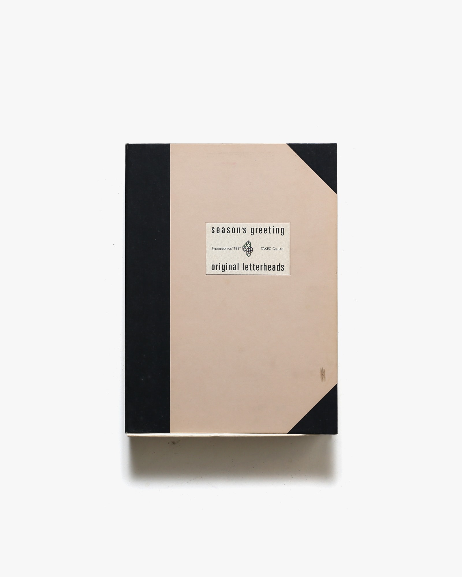 竹尾広告集 Typographics TEE グリーティングカード、レターヘッド