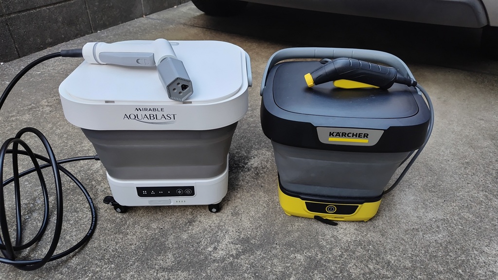 これまでの自給式・充電式とは違うアクアミストで洗い流す次世代型の