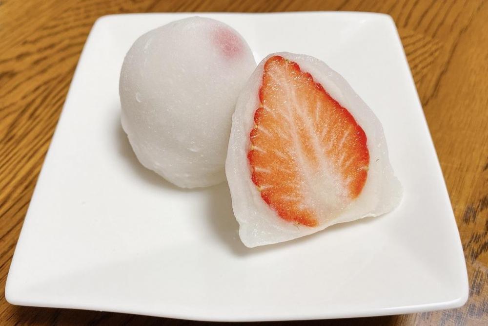担当者おすすめ情報】岡崎市内和菓子屋の「いちご大福」を紹介します