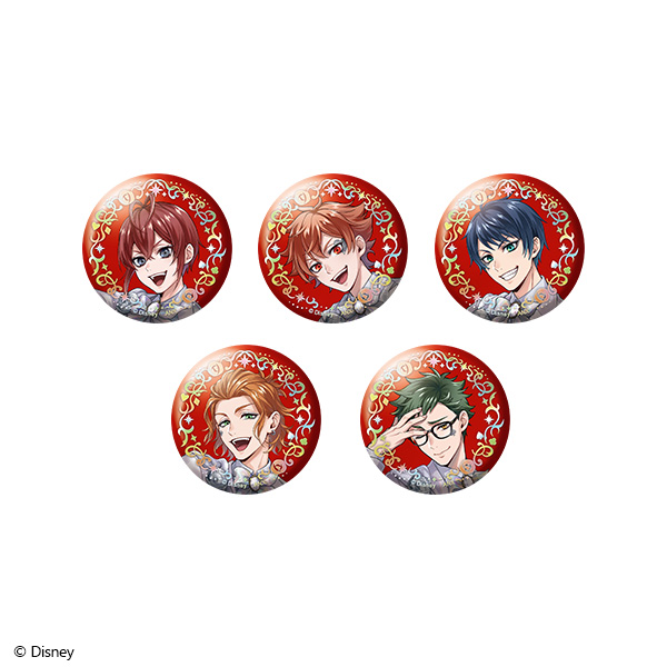 ディズニー ツイステッドワンダーランド』 オーロラ箔缶バッジ