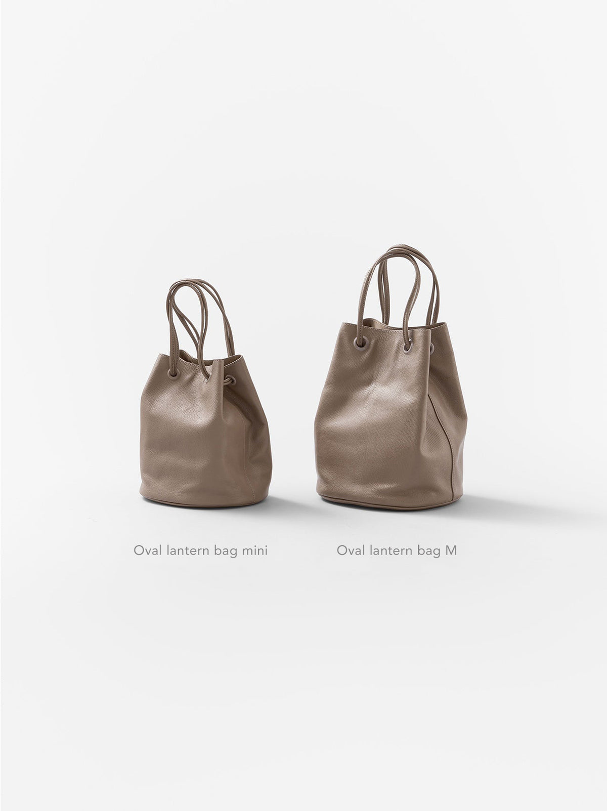 Oval lantern bag M (Baby goat) – ARTS&SCIENCE ONLINE SELLER