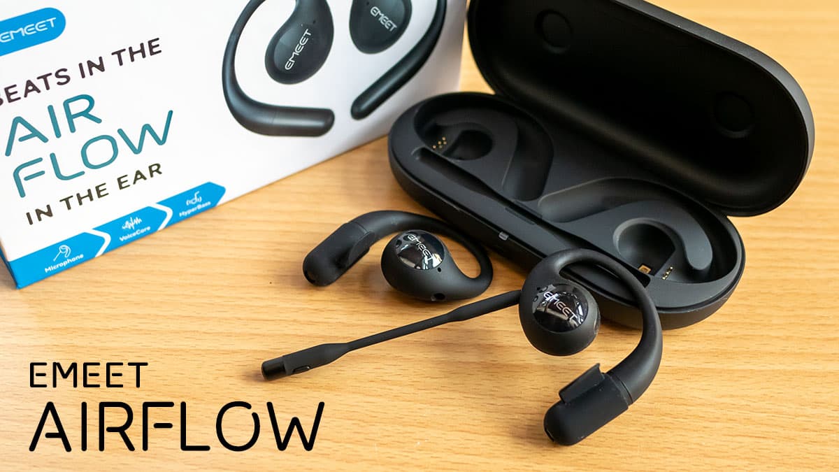 EMEET AirFlow レビュー：脱着可能なマイクにUV除菌できるケースも付い